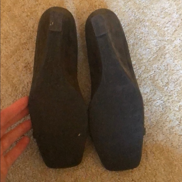 FS/NY Hunter green suede wedge - Picture 3 of 3